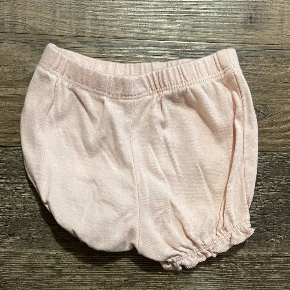 Carters Pink Ruffled Baby Bloomers